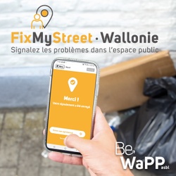 FixMyStreet Wallonie :  L'appli propreté toujours dans votre poche !