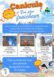Canicule - Bon plan fraîcheur : À la recherche d'un endroit frais pour faire une pause durant les fortes chaleurs ?