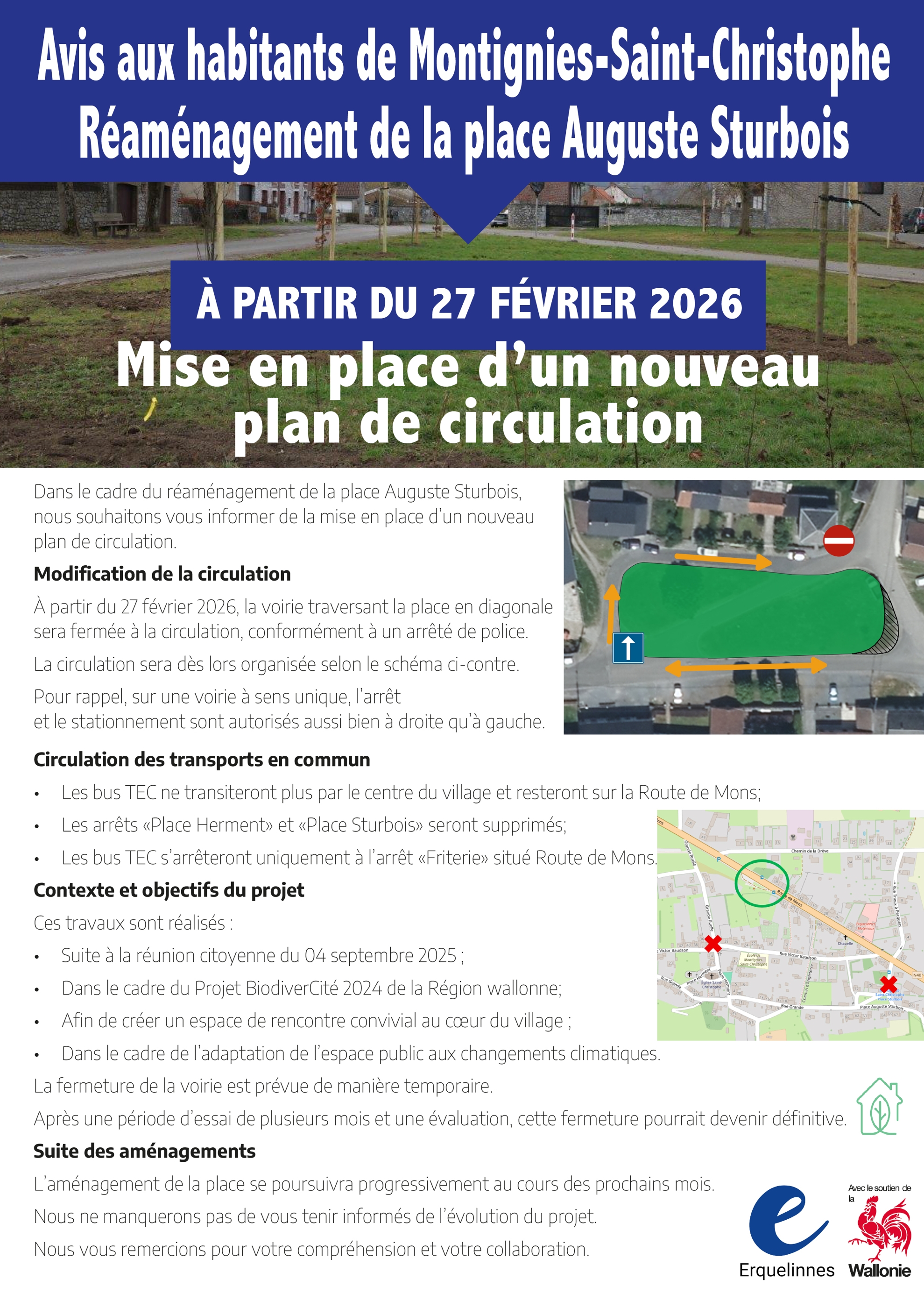 Place sturbois - Mobilité