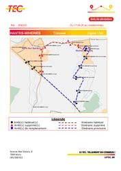 Travaux dans les rues Cavée et de Thuin : modifications des bus TEC à partir du 17 août 2026