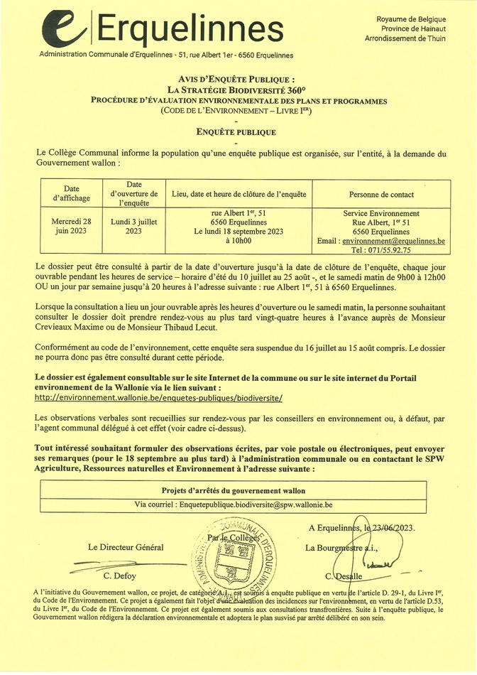 20230623 Affiche enquête publique Biodiversité 360°