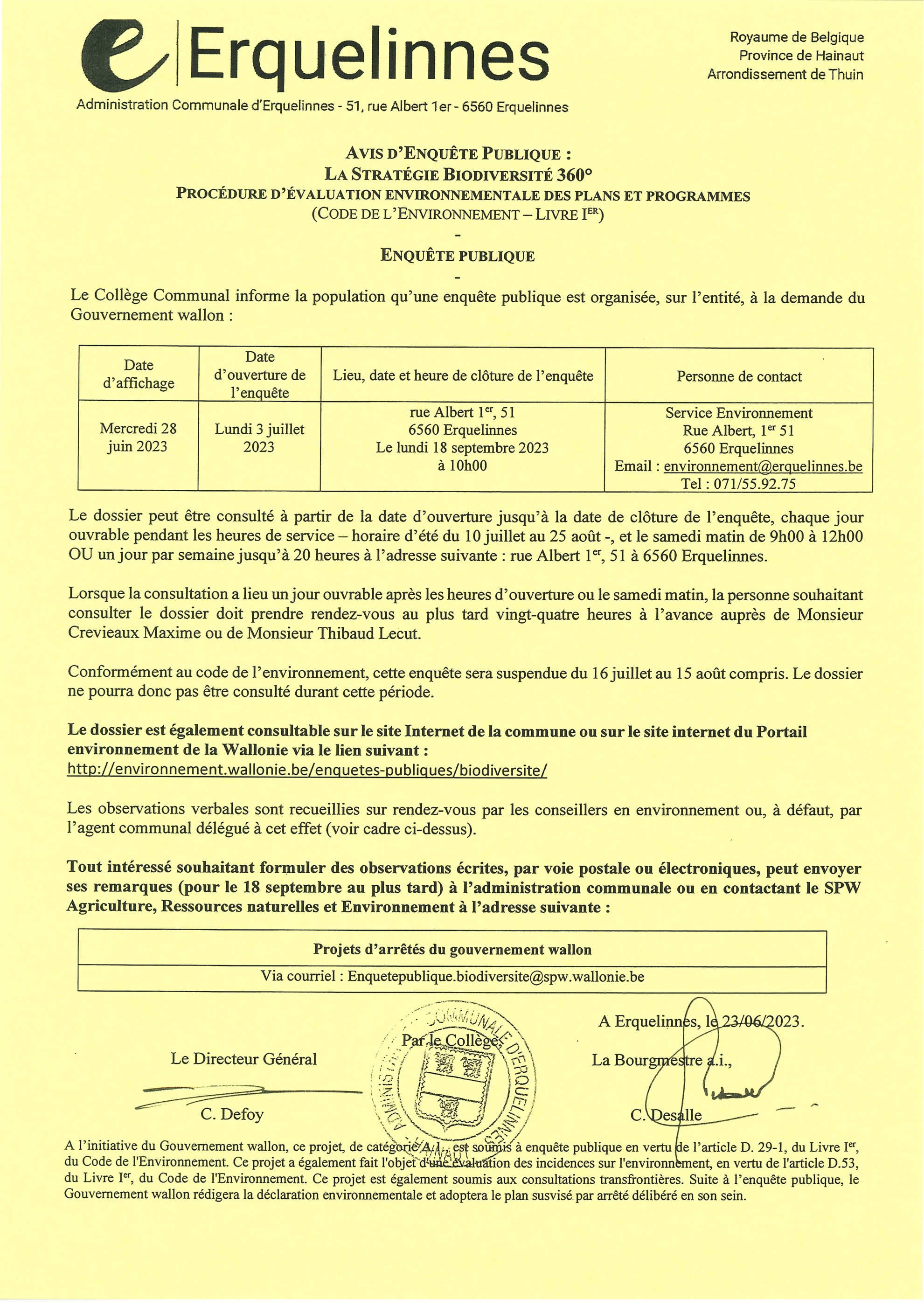 20230623 Affiche enquête publique Biodiversité 360°