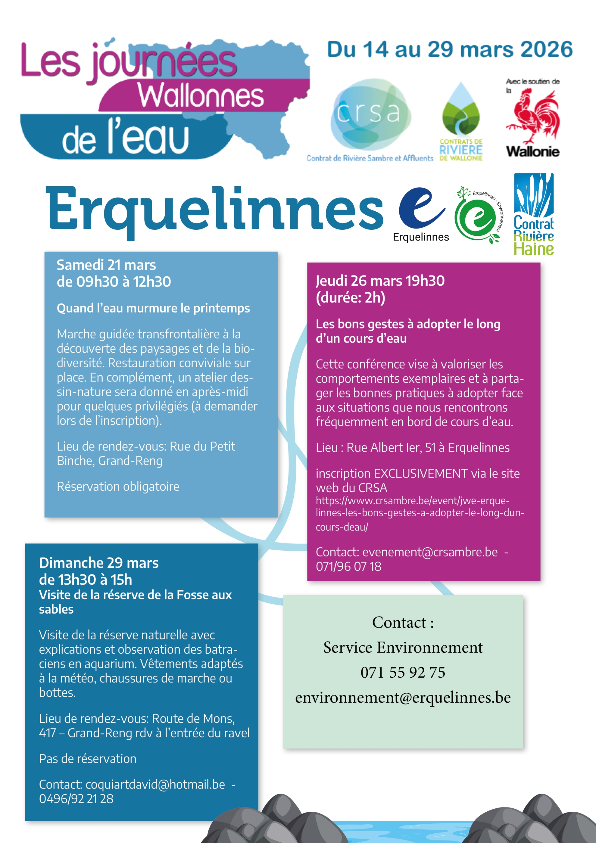 journée wallonnes de l'eau 2026